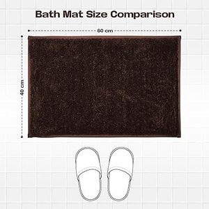 Tapis de salle de bain de luxe personnalisé, tapis de bain en microfibre extra doux et absorbant, tapis de bain antidérapant en fourrure moelleuse - Product Image 4