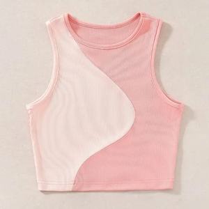 T-shirt court pour femme en coton/polyester, écologique, séchage rapide, nouveau design, fabriqué en usine, meilleur prix, personnalisable - Product Image 1