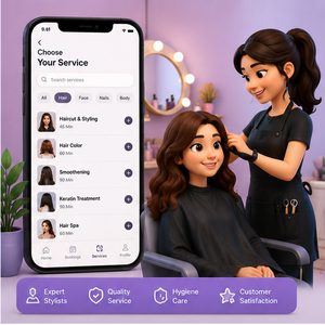 Desarrollo de Aplicaciones Móviles para la Gestión de Salones de Belleza y Reserva de Citas, Soluciones en la Nube con Tecnología de IA - Product Image 2