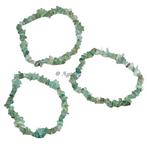 El mejor proveedor de pulseras de piedra con chips genuinos, artesanías de piedra semipreciosa, pulsera curativa de energía con chips de piedra lunar arcoíris - Product Image 4