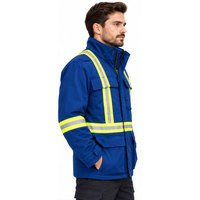 Veste de sécurité personnalisée haute visibilité, imperméable et coupe-vent pour les travailleurs, design personnalisé, vêtements d'hiver de haute qualité OEM