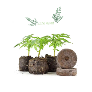 Disques de coco biodégradables de bonne qualité - Pastilles de coco compressées pour semis, directement de Eco2go Vietnam - Product Image 3