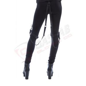 Personalizada última moda transpirable Slim Fit hombres negro gótico pantalón negro de longitud completa gótico-Leggings pantalones Pantalones - Product Image 2