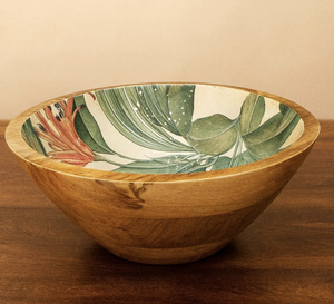 Bol à salade artisanal en bois émaillé de style américain, écologique, pour cadeaux d'affaires - Product Image 4