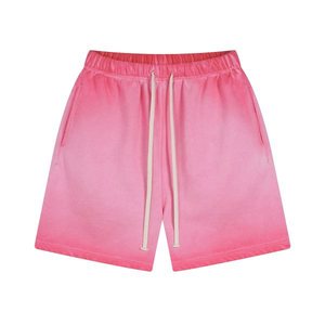 Shorts Homme Personnalisés en Coton Éponge Tricoté Respirant Écologique avec Cordon de Serrage Central, Style Urbain Uni, 120g, OEM ODM, Logo Avant - Product Image 5