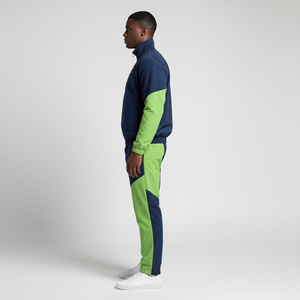 Ensemble 2 pièces pour homme, streetwear de haute qualité, sur mesure, 100 % nylon, color block, qualité supérieure, respirant, fermeture éclair, style hip hop - Product Image 6