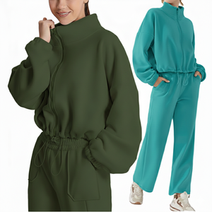 Ensembles de yoga respirants à taille haute en 2 pièces - Product Image 3