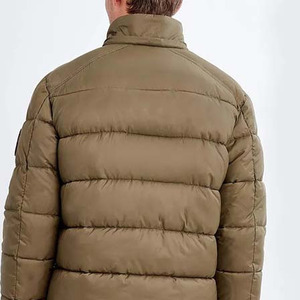 Veste matelassée à fermeture éclair pour homme, élégante, épaisse, rembourrée, vêtement d'extérieur d'hiver, tendance, décontractée, chaude, légère, veste de voyage - Product Image 6
