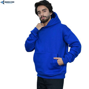 Men's Oversized Hoodies Streetwear Custom Logo Thick Cotton Pullover Hoodies Bulk Wholesale - Product Image 4