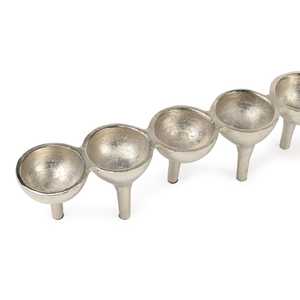 Ensemble de 5 bougeoirs en aluminium Harmony - Durables, résistants à la chaleur, faits à la main pour les activités religieuses et la décoration de la maison - Product Image 5
