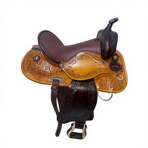 Venta al por mayor 100% cuero caballo jinetes asiento alfombra mejor calidad reutilizable sillines australianos con madera árbol duradero exportación-listo - Product Image 3