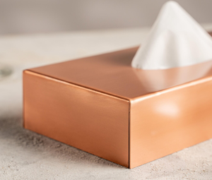 Caja de Servilletas de Metal de Cobre de Primera Clase, Diseño Clásico, Hecha a Mano, Duradera, para Decoración de Interiores de Hogar, Hotel o Restaurante - Product Image 3