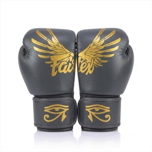 Gants de boxe professionnels Fairtex à fermeture auto-agrippante antidérapante, pour Muay Thai, Sanda, arts martiaux, entraînement adulte et OEM. - Product Image 4