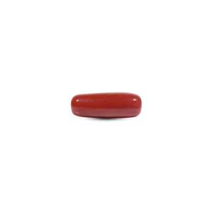 7.95 Carat Oval Cabochon Synthetic Red Coral Loose Gemstone Lot for Fine Jewelry - Product Image 1