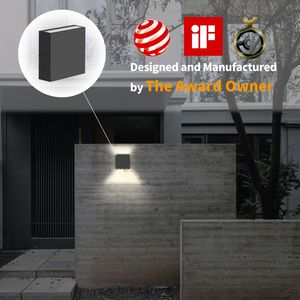 Lámpara de Pared Exterior Impermeable 19802, Farol de Porche con Iluminación Superior e Inferior, Lámparas de Pared Exteriores - Product Image 6