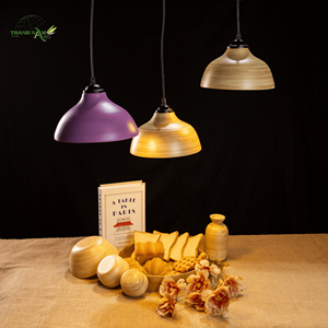 Lámpara de Bambú Tejida a Mano de Lujo, Lámpara Colgante de Bambú Ecológica para Hogar, Hotel, Restaurante - Product Image 2