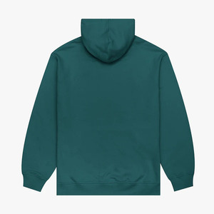 Sudadera con Capucha Unisex Verde Azul Verdoso Oscuro para Invierno, de Forro Polar Suave de Poliéster/Rayón, Ajuste Relajado, Bolsillo Canguro Clásico, Ecológica - Product Image 2