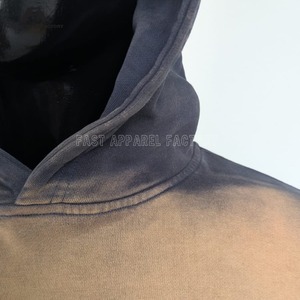 Superior Quality Men's 100% Cotton <b>Brown</b> and Grey Hoodie OEM Service Low MOQ Durable Sustainable Pullover <b>Brown</b> and Grey Hoodie - Product Image 4