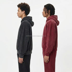 Sudadera con capucha extragrande con cremallera para hombre, de color liso, de forro polar, corte regular, para otoño - Product Image 4