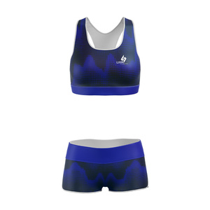 Custom Sublimation Printed Women's 2 Piece Gym <b>Set</b> Seamless <b>Sports</b> Bra and Shorts Yoga Workout Fitness Activewear <b>Set</b> - Product Image 5