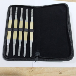 MEDIHEAL SURGICAL CORPORATION ตะไบจมูกสแตนเลสสตีล ฟอมอน สีทอง ปลายสองด้าน 4 ด้าน ตะไบกระดูก TC คลาส 1 - Product Image 5