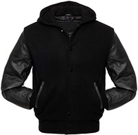 Veste bomber de baseball unisexe en laine et toile patchwork, style vintage, pour l'école et le collège, personnalisable OEM, vente en gros pour l'hiver