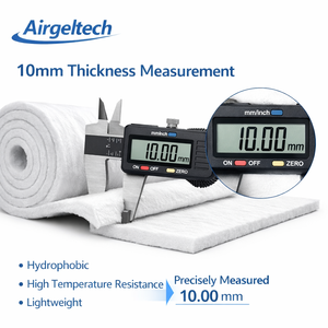 Manta Ignífuga de Aerogel de Sílice para Revestimiento de Paneles de Yeso, Aislamiento de Paredes, Barrera Térmica de Alta Temperatura y Mejora de Edificios - Product Image 3