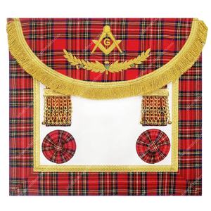 ORDRE ROYAL D'ÉCOSSE RITE ÉCOSSAIS TABLIER GRAND TABLIER STEWART TARTAN TABLIER - Product Image 1