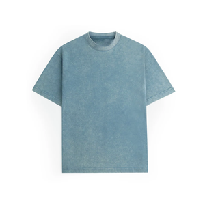 Camiseta de algodón de alta calidad, estilo nuevo, teñida lisa, con lavado ácido, de gran venta, a precio económico, fabricada en Pakistán. - Product Image 1