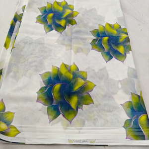 Vente en gros usine – Lot mixte de tissus Toub soudanais en voile de coton peigné de haute qualité, imprimé numériquement, poids moyen - Product Image 1