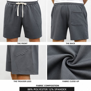 Pantalones Cortos Deportivos para Hombre, Versátiles, Estilo Vintage, Absorben la Humedad, Servicio OEM, Precio Económico al por Mayor, Largos por Encima de la Rodilla - Product Image 4