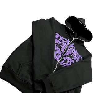 Sudadera con capucha de diseño para marcas premium, de algodón y felpa, personalizada, de gran tamaño, con MOQ bajo. - Product Image 1