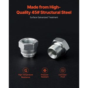 Set di 64 Pezzi di Accessori per Utensili Idraulici di Precisione BSPP in Acciaio Zincato per Filettatura Pesante - Product Image 4