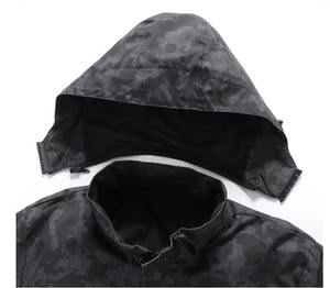 Custom Unisex Lightweight Canvas Bomber Jacket with Crew Neck Formal <b>Camouflage</b> Pattern 100% Polyester Zipper Closure for Spring - Product Image 2