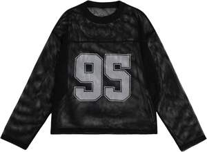 Maillot d'entraînement de football en maille respirante, chemise athlétique à séchage rapide pour le basketball, la course à pied, la gym, les entraînements et les sports d'équipe - Product Image 3