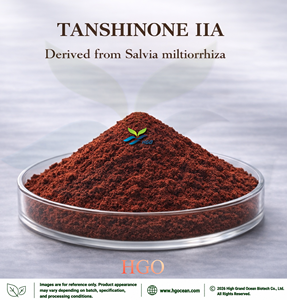 HGO Factory Direct Supply Extrait de salvia miltiorrhiza naturel pur (qualité alimentaire santé) Spécification Tanshinone IIA 1% - Product Image 1