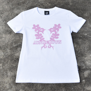 เสื้อยืดผู้หญิงคุณภาพสูง ผ้าฝ้าย คอกลม ปักลายหัวใจสีแดง สไตล์ลำลอง ระบายอากาศได้ดี ทรงปกติ เหมาะสำหรับฤดูร้อน - Product Image 6