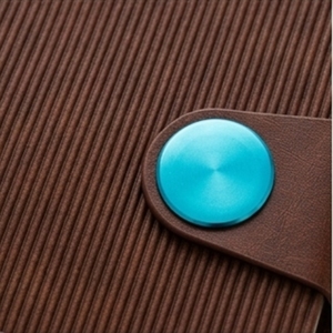 Aurelux <b>A5</b> PU Leather Case Bound Premium Diary Multicolor Business <b>Notebook</b> Magnetic Closure Lock Button Customizable Printing - Product Image 4