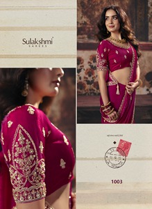 Sari en soie léger avec un design multicolore pour mariage et fête, sari tendance de haute qualité - Product Image 4