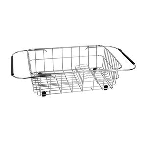 <span class=keywords><strong>Escurridor</strong></span> <span class=keywords><strong>de</strong></span> <span class=keywords><strong>Platos</strong></span> Ajustable para Fregadero, Expandible Sobre el Fregadero, Cesta <span class=keywords><strong>de</strong></span> Acero Inoxidable, Organizador <span class=keywords><strong>de</strong></span> <span class=keywords><strong>Platos</strong></span> Metálico - Product Image 6