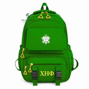 Mochila de la Hermandad Chi Eta Phi, Elegante y Duradera, de Cordura, Informal, para Uso Diario, Senderismo y Actividades al Aire Libre - Product Image 1