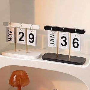 Calendario Giornaliero Riutilizzabile, Decorazione da Scrivania e Accessori per la Casa, Ideale come Prop per Fotografia - Product Image 3