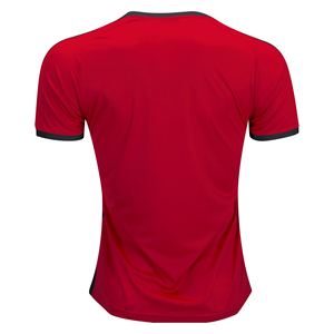 Camiseta Deportiva Sublimada Personalizada, Camiseta de Fútbol Roja y Negra, Camiseta de Fútbol de Selección Nacional, Cuello Redondo, Diseño Personalizado, Uniforme - Product Image 5