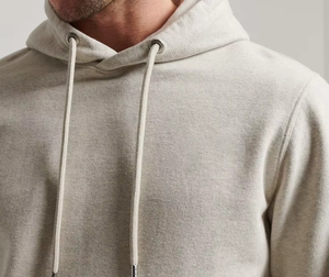 Sudadera con Capucha para Hombre, Corte Regular, Color Sólido, Algodón French Terry, Casual, Manga Larga, Transpirable, con Bolsillos, para Otoño - Product Image 4