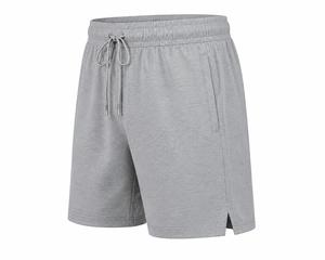 Shorts Bermuda Homme Gris en Spandex/Polyester Taille Mi-Haute avec Cordon de Serrage Décontracté Respirant Écologique Séchage Rapide Poches Tricoté Uni - Product Image 4