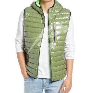 Gilet matelassé léger et compressible pour homme, chauffe-corps d'hiver, sans manches, imperméable, avec fermeture éclair, col rond, grandes tailles - Product Image 1