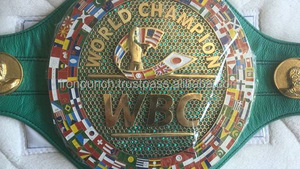 Ceinture de championnat en métal BURAQ MMA SPORTS BRQ-BELT avec logo personnalisé, couleur personnalisée, plaques en laiton allié de 3 mm, boucle en acier 12x10, lutte - Product Image 2