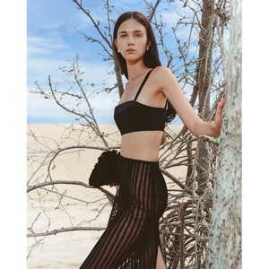 Faldas casuales para mujer con MOQ bajo, ODM MIRENA, falda de corte A, 100% algodón, larga, recta, moderna, ropa de mujer, faldas de seda para mujer - Product Image 5