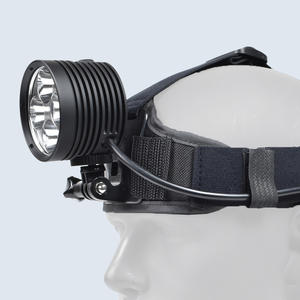 Linterna Frontal LED de 8000 Lúmenes Recargable con Alcance de 561m, Impermeable, ZEROBEAM H50, Aleación de Aluminio, IP67 con Paquete de Baterías de 4 Ranuras - Product Image 1