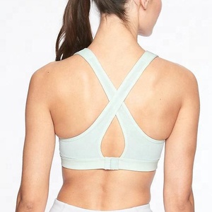 Secado rápido de cuatro vías estiramiento de talla grande gimnasio Crop Tops ligero transpirable que absorbe el sudor compresión Fitness deportes Yoga sujetador para - Product Image 2